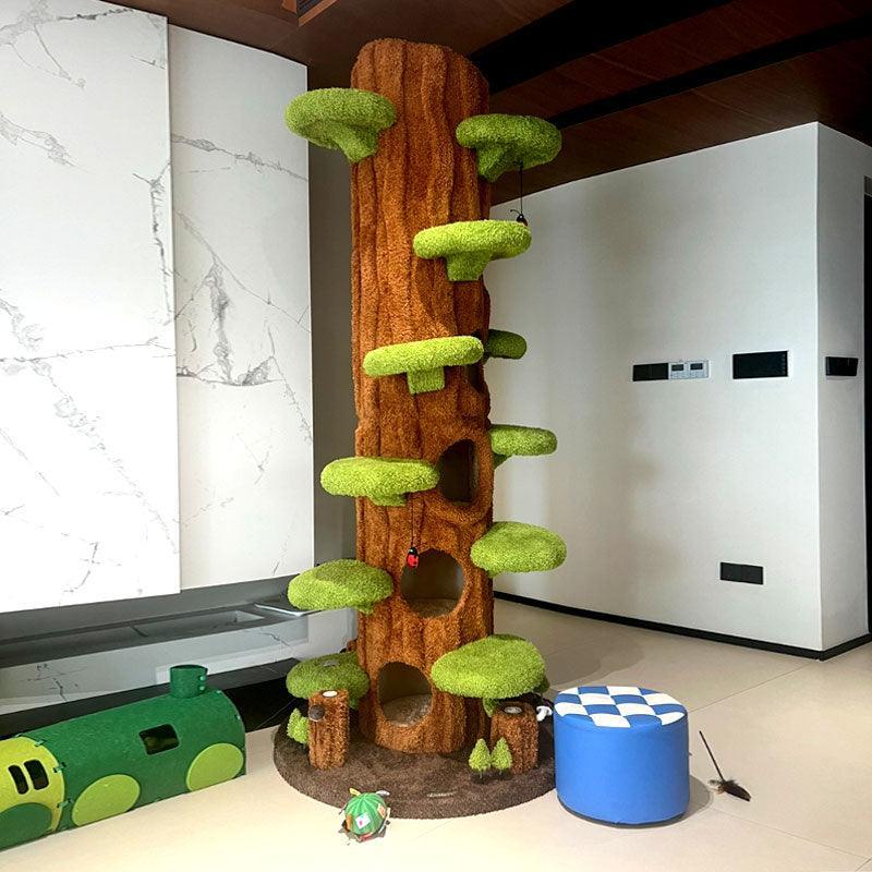 Árvore Natural para Gatos - Perfeita para seu felino explorar, brincar e descansar.