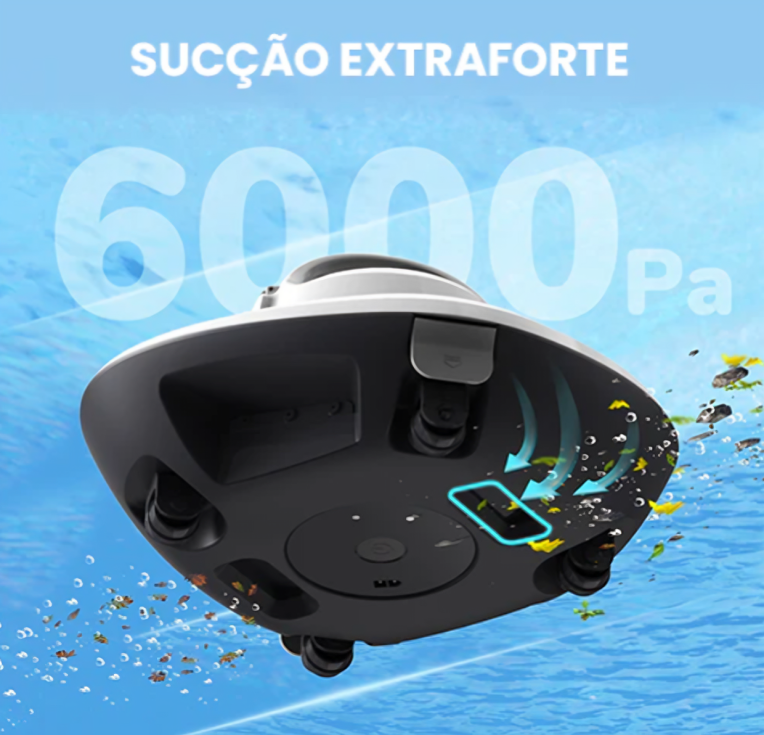 AquaBot™ - Robô Aspirador Inteligente para Piscinas