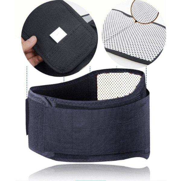 Cinta Lombar Magnética Com Pedras de Turmalina