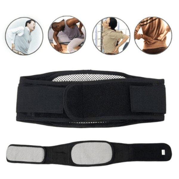 Cinta Lombar Magnética Com Pedras de Turmalina