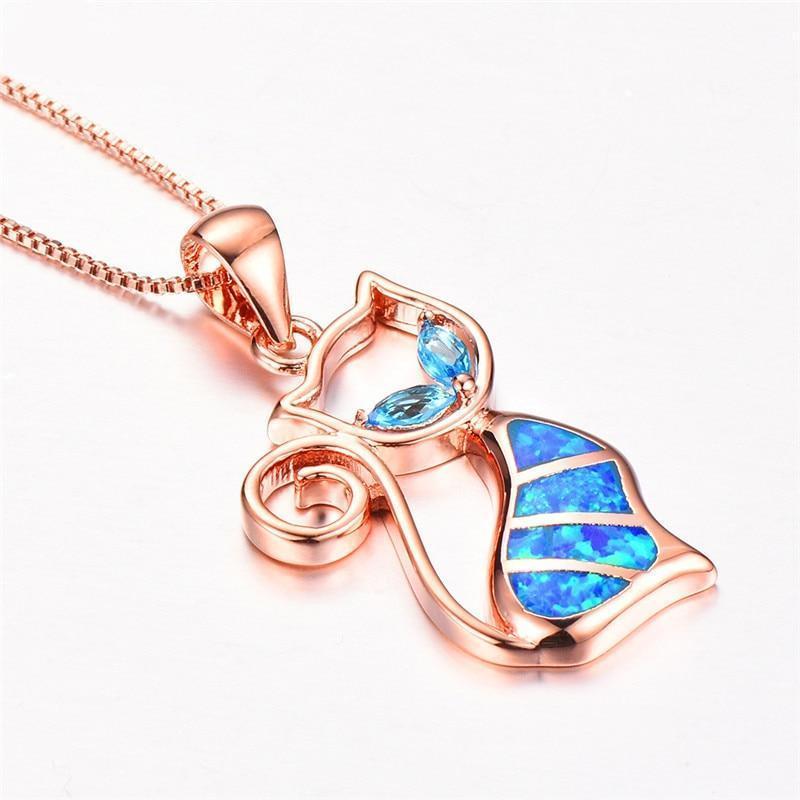 Colar Gatinho de Folheado a Ouro Rosê 18k