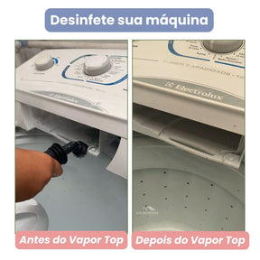 Limpador à Vapor + 9 acessórios + Frete Grátis na sua 1ª compra