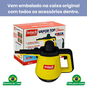 Limpador à Vapor + 9 acessórios + Frete Grátis na sua 1ª compra
