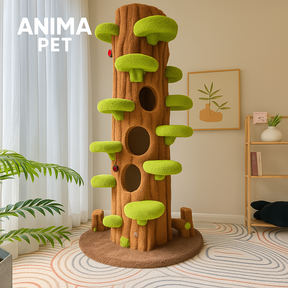 Árvore Natural para Gatos - Perfeita para seu felino explorar, brincar e descansar.