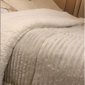 Cobertor Canelado Lã para Frio