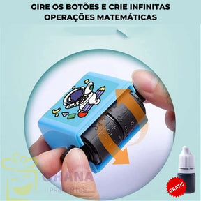 Carimbo Infantil - Matemática Mágica + SUPER BRINDE