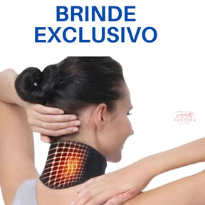 Cinta Lombar Magnética Com Pedras de Turmalina