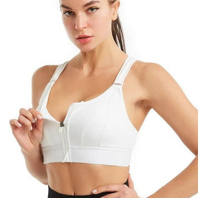 Sutiã Top Active - Reforçado, com Ziper e Ajustes em Velcro®