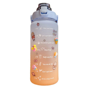 Garrafa Dry Water  Garrafa de Água 2 Litros  + BRINDE EXCLUSIVO - Edição Limitada