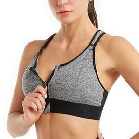 Sutiã Top Active - Reforçado, com Ziper e Ajustes em Velcro®