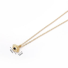 Colar olho grego vazado