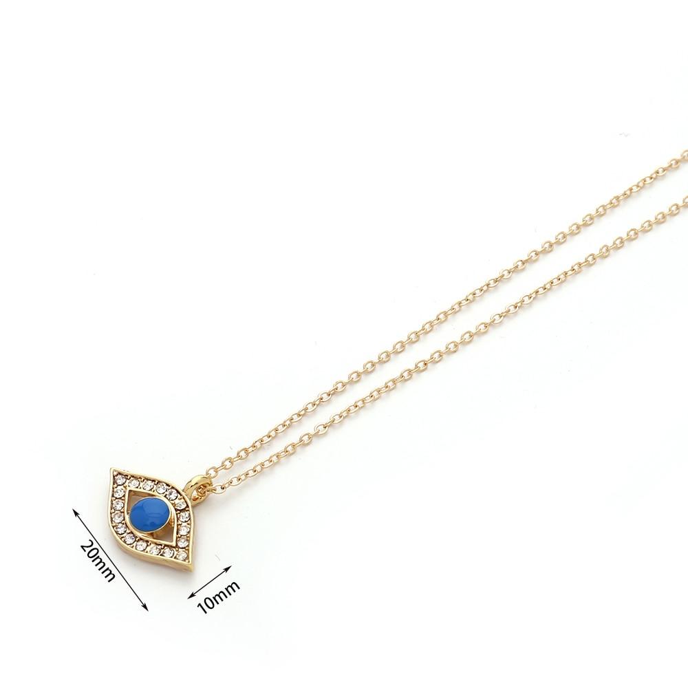 Colar olho grego vazado